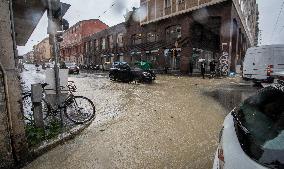 Heavy Rainfall In Bologna - Italy