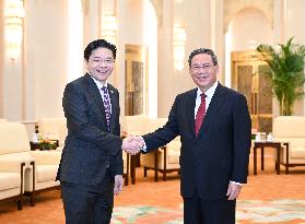 CHINA-BEIJING-LI QIANG-SINGAPORE-MEETING (CN)