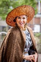 Queen Maxima At The Opening Of The Van Gogh Village Museum