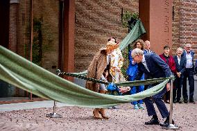 Queen Maxima At The Opening Of The Van Gogh Village Museum