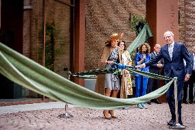 Queen Maxima At The Opening Of The Van Gogh Village Museum