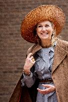 Queen Maxima At The Opening Of The Van Gogh Village Museum