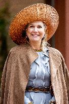 Queen Maxima At The Opening Of The Van Gogh Village Museum