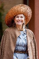 Queen Maxima At The Opening Of The Van Gogh Village Museum