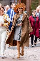 Queen Maxima At The Opening Of The Van Gogh Village Museum