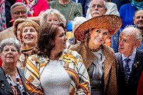 Queen Maxima At The Opening Of The Van Gogh Village Museum