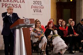 President Of Mexico Lopez Obrador Daily News Conference