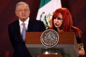 President Of Mexico Lopez Obrador Daily News Conference