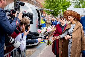 Queen Maxima At The Opening Of The Van Gogh Village Museum