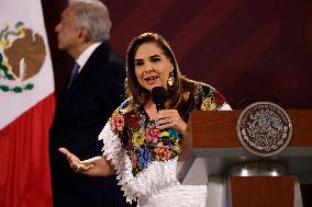 President Of Mexico Lopez Obrador Daily News Conference