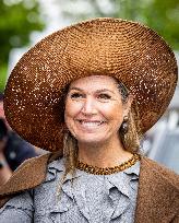 Queen Maxima At The Opening Of The Van Gogh Village Museum