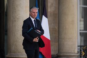 Council Of Ministers At The Elysee Palace