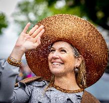 Queen Maxima At The Opening Of The Van Gogh Village Museum