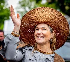 Queen Maxima At The Opening Of The Van Gogh Village Museum