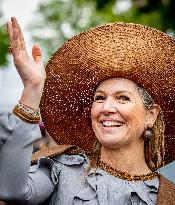 Queen Maxima At The Opening Of The Van Gogh Village Museum