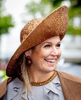 Queen Maxima At The Opening Of The Van Gogh Village Museum