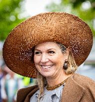 Queen Maxima At The Opening Of The Van Gogh Village Museum