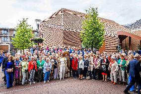 Queen Maxima At The Opening Of The Van Gogh Village Museum