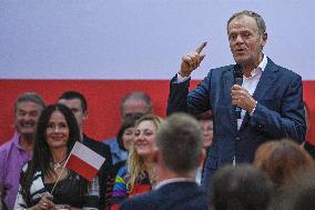 Krakow Hosts Joint Open Meeting With Donald Tusk And Rafal Trzaskowski