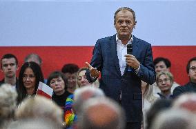 Krakow Hosts Joint Open Meeting With Donald Tusk And Rafal Trzaskowski