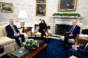 Joe Biden with Congressional Leadership - Washington