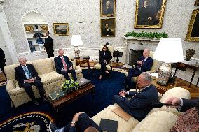 Joe Biden with Congressional Leadership - Washington