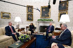 Joe Biden with Congressional Leadership - Washington