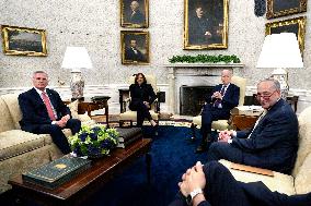 Joe Biden with Congressional Leadership - Washington