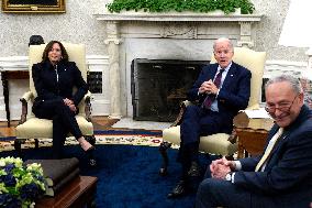 Joe Biden with Congressional Leadership - Washington