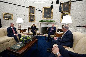 Joe Biden with Congressional Leadership - Washington