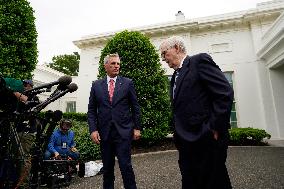 Kevin McCarthy after a meeting with Joe Biden - Washington