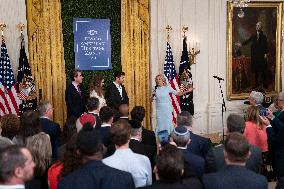 President Joe Biden Hosts Jewish American Heritage Month Event at White House - Washington