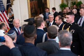 President Joe Biden Hosts Jewish American Heritage Month Event at White House - Washington
