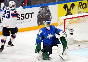 (SP)LATVIA-RIGA-2023 IIHF ICE HOCKEY WORLD CHAMPIONSHIP-NORWAY VS SLOVENIA