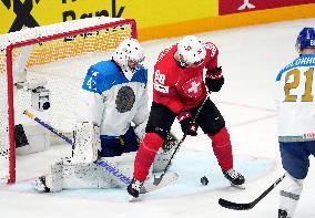 (SP)LATVIA-RIGA-2023 IIHF ICE HOCKEY WORLD CHAMPIONSHIP-SWITZERLAND VS KAZAKHSTAN