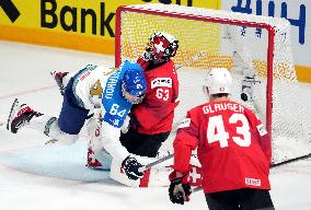 (SP)LATVIA-RIGA-2023 IIHF ICE HOCKEY WORLD CHAMPIONSHIP-SWITZERLAND VS KAZAKHSTAN