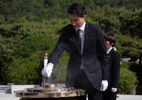 Trudeau Visits South Korea