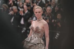 ''Jeanne du Barry'' Screening & Opening Ceremony Red Carpet - The 76th Annual Cannes Film Festival