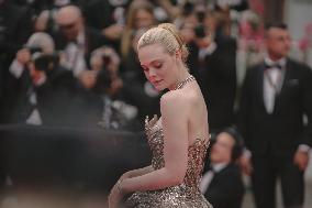 ''Jeanne du Barry'' Screening & Opening Ceremony Red Carpet - The 76th Annual Cannes Film Festival