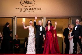 ''Jeanne du Barry'' Screening & Opening Ceremony Red Carpet - The 76th Annual Cannes Film Festival