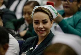 Institutional Ceremony Of Nursing Day In Mexico