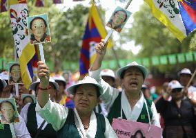 Tibetan Women Protest - Delhi, India