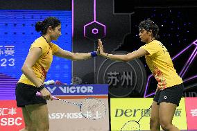 (SP)CHINA-SUZHOU-BADMINTON-SUDIRMAN CUP-INDIA VS AUSTRALIA(CN)