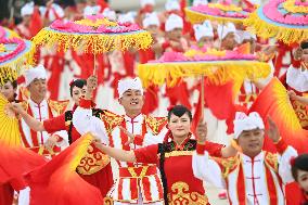 CHINA-SHAANXI-XI'AN-CHINA-CENTRAL ASIA SUMMIT-PRESIDENTS-ARRIVAL-PERFORMANCE (CN)