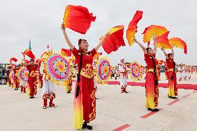 CHINA-SHAANXI-XI'AN-CHINA-CENTRAL ASIA SUMMIT-PRESIDENTS-ARRIVAL-PERFORMANCE (CN)