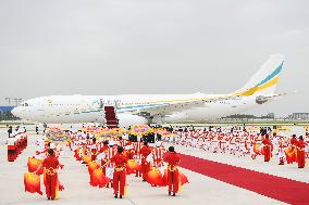 CHINA-SHAANXI-XI'AN-CHINA-CENTRAL ASIA SUMMIT-PRESIDENTS-ARRIVAL-PERFORMANCE (CN)