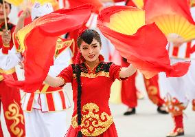 CHINA-SHAANXI-XI'AN-CHINA-CENTRAL ASIA SUMMIT-PRESIDENTS-ARRIVAL-PERFORMANCE (CN)