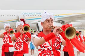 CHINA-SHAANXI-XI'AN-CHINA-CENTRAL ASIA SUMMIT-PRESIDENTS-ARRIVAL-PERFORMANCE (CN)