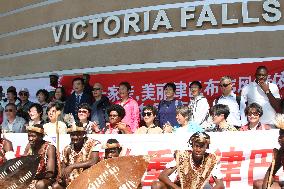 ZIMBABWE-VICTORIA FALLS-CHINESE TOUR GROUP