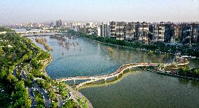 CHINA-SHAANXI-XI'AN-BAHE RIVER-AERIAL VIEWS (CN)